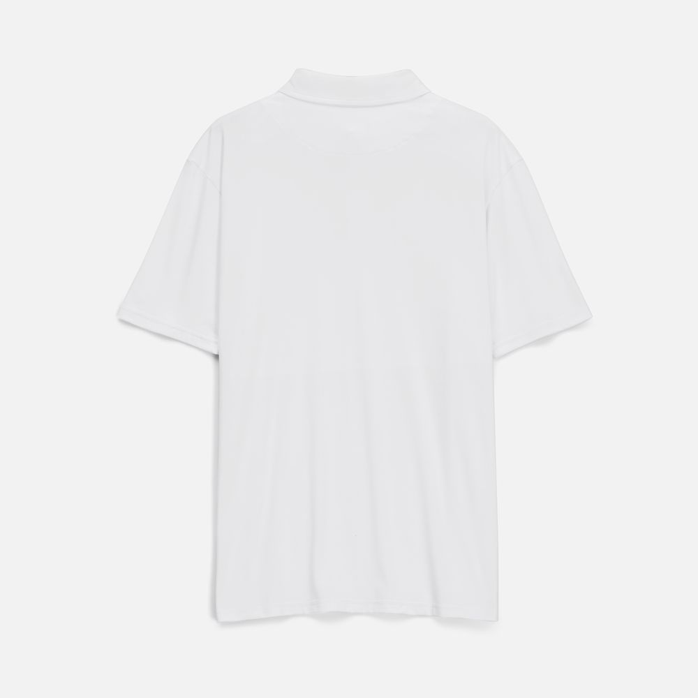 Рубашка поло унисекс Senti, белая / Миниатюра WWW (1000)