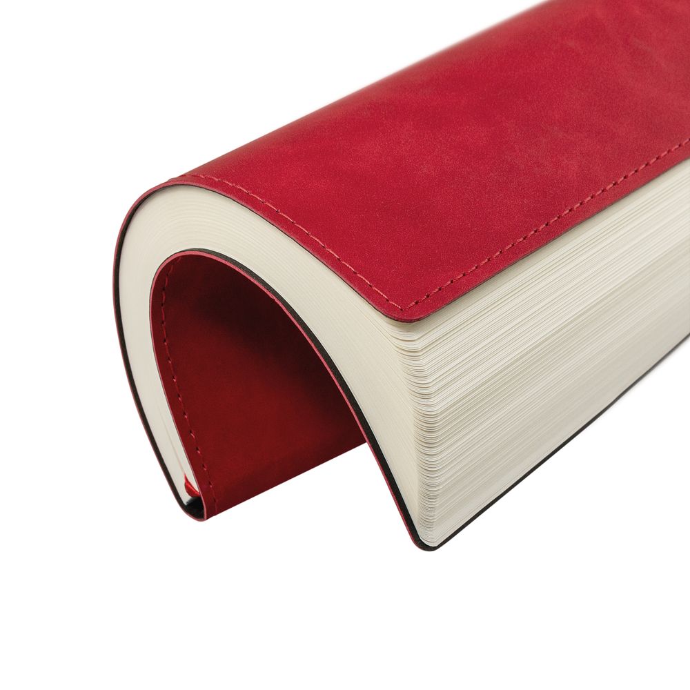 Ежедневник Lable Touch, недатированный, красный / Миниатюра WWW (1000)