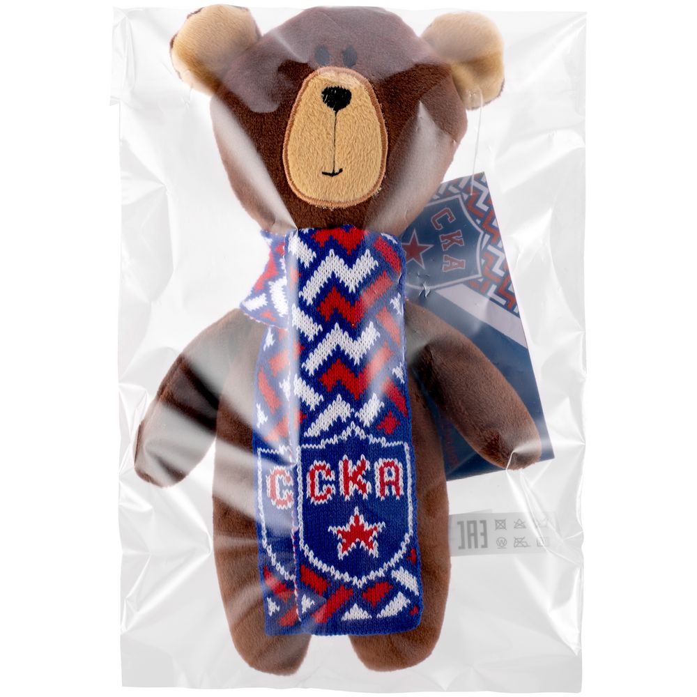 Игрушка сувенирная «Мишка-болельщик СКА» / Миниатюра WWW (1000)