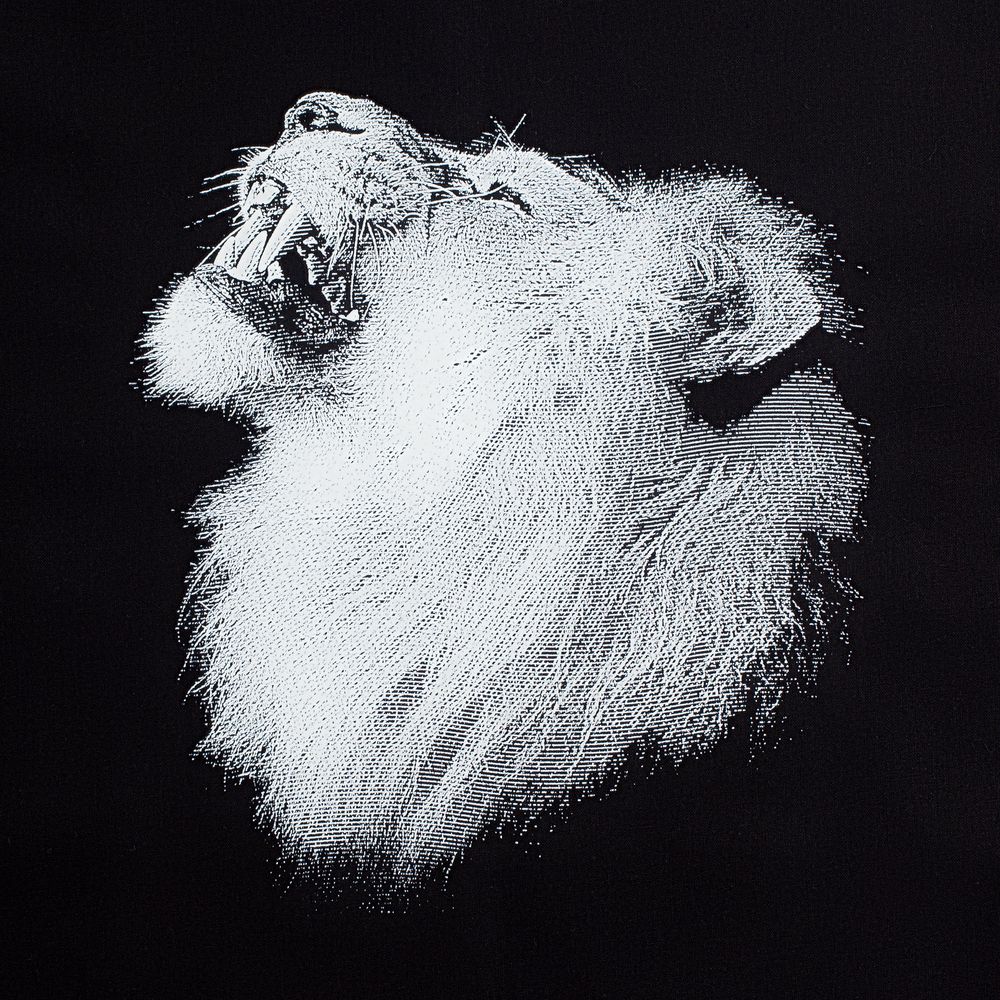 Холщовая сумка Like a Lion, черная / Миниатюра WWW (1000)