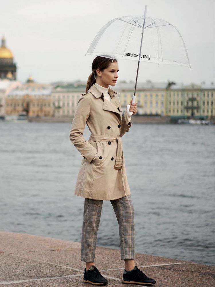 Прозрачный зонт-трость «Без фильтров» / Миниатюра WWW (1000)