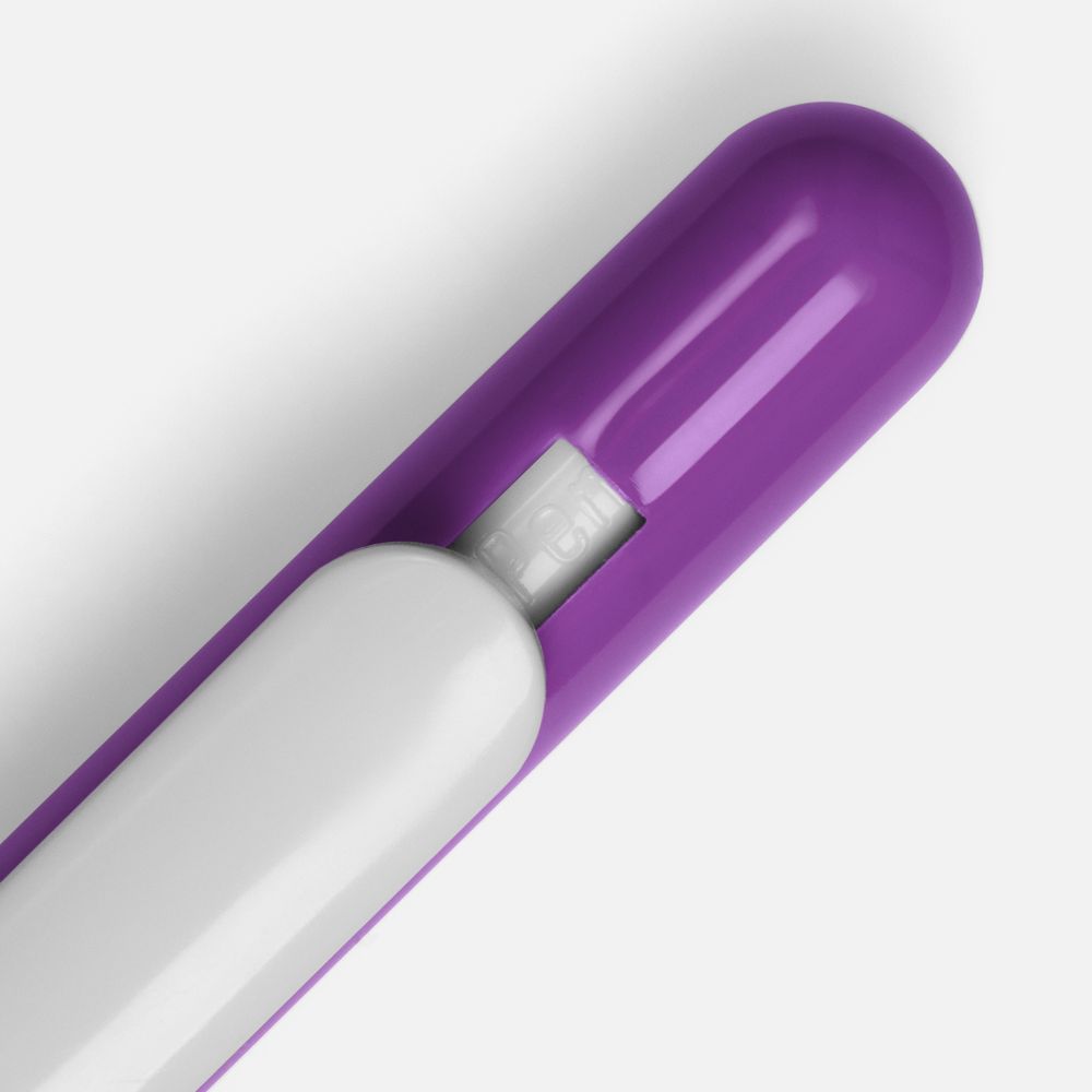 Ручка шариковая Swiper, фиолетовая с белым / Миниатюра WWW (1000)