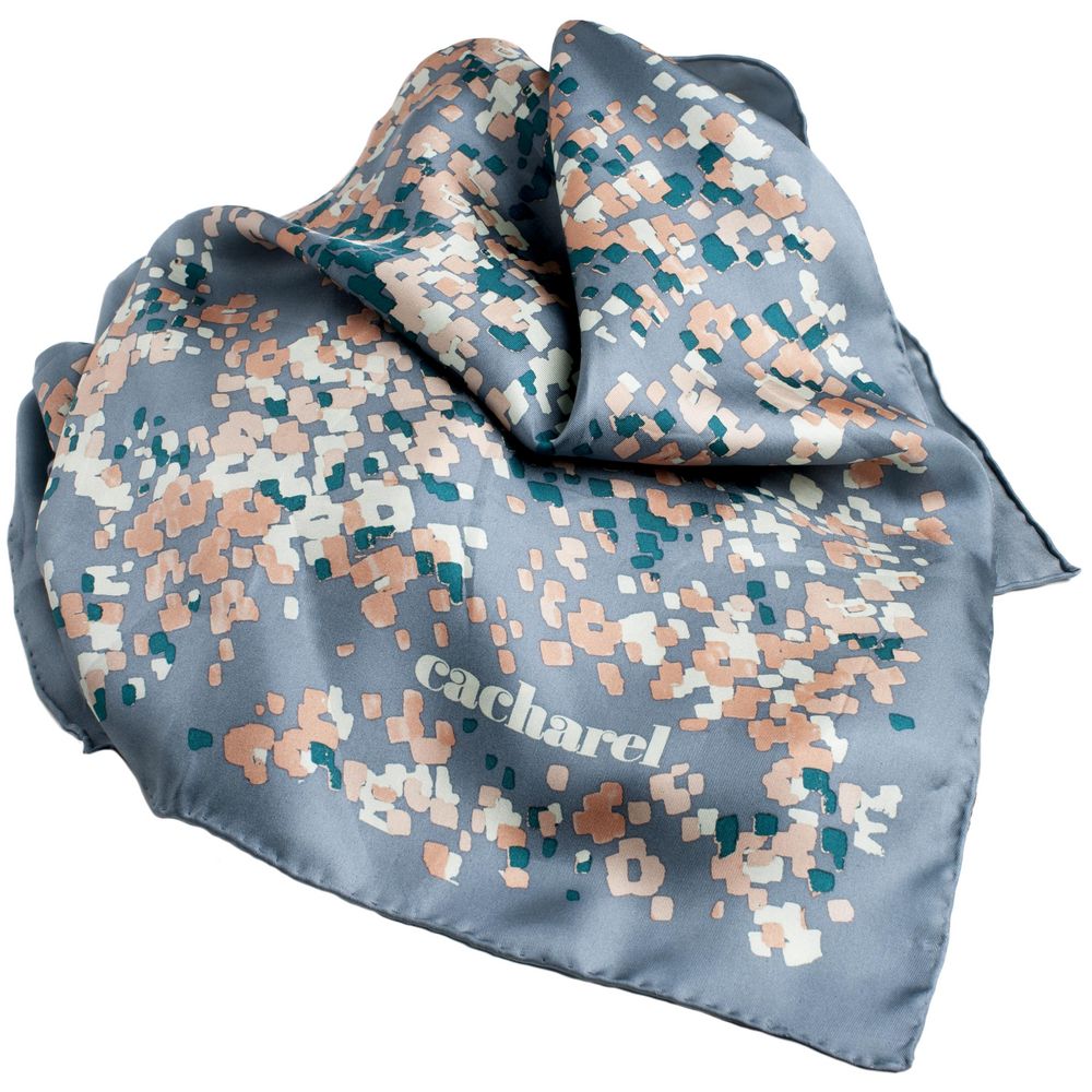 Платок Etincelle Silk, серо-голубой / Миниатюра WWW (1000)