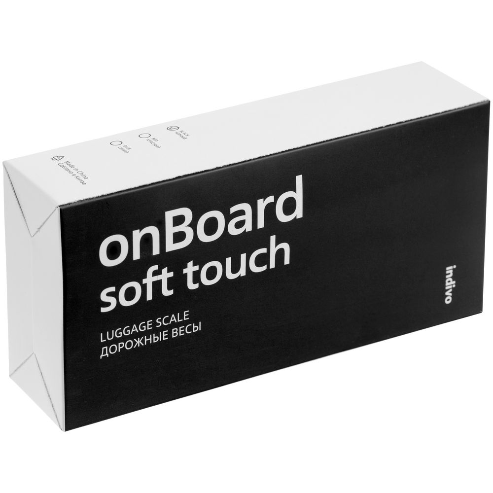 Дорожные весы onBoard Soft Touch, черные / Миниатюра WWW (1000)