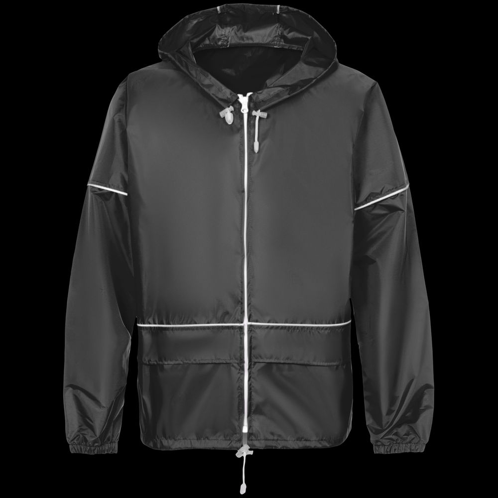 Дождевик со светоотражающими элементами Kivach Promo Blink, черный / Миниатюра WWW (1000)