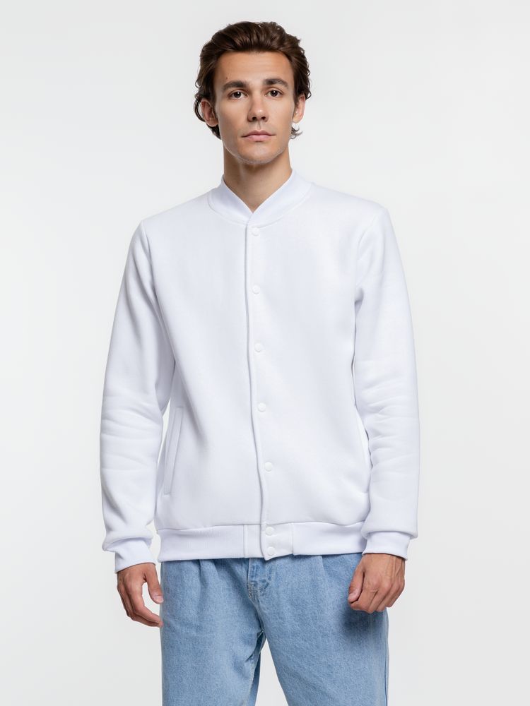 Бомбер Graduate, белый / Миниатюра WWW (1000)