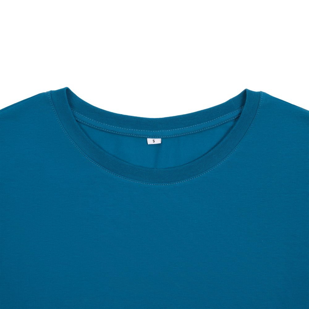 Футболка унисекс оверсайз Crosstown, бирюзовая (морская волна) / Миниатюра WWW (1000)