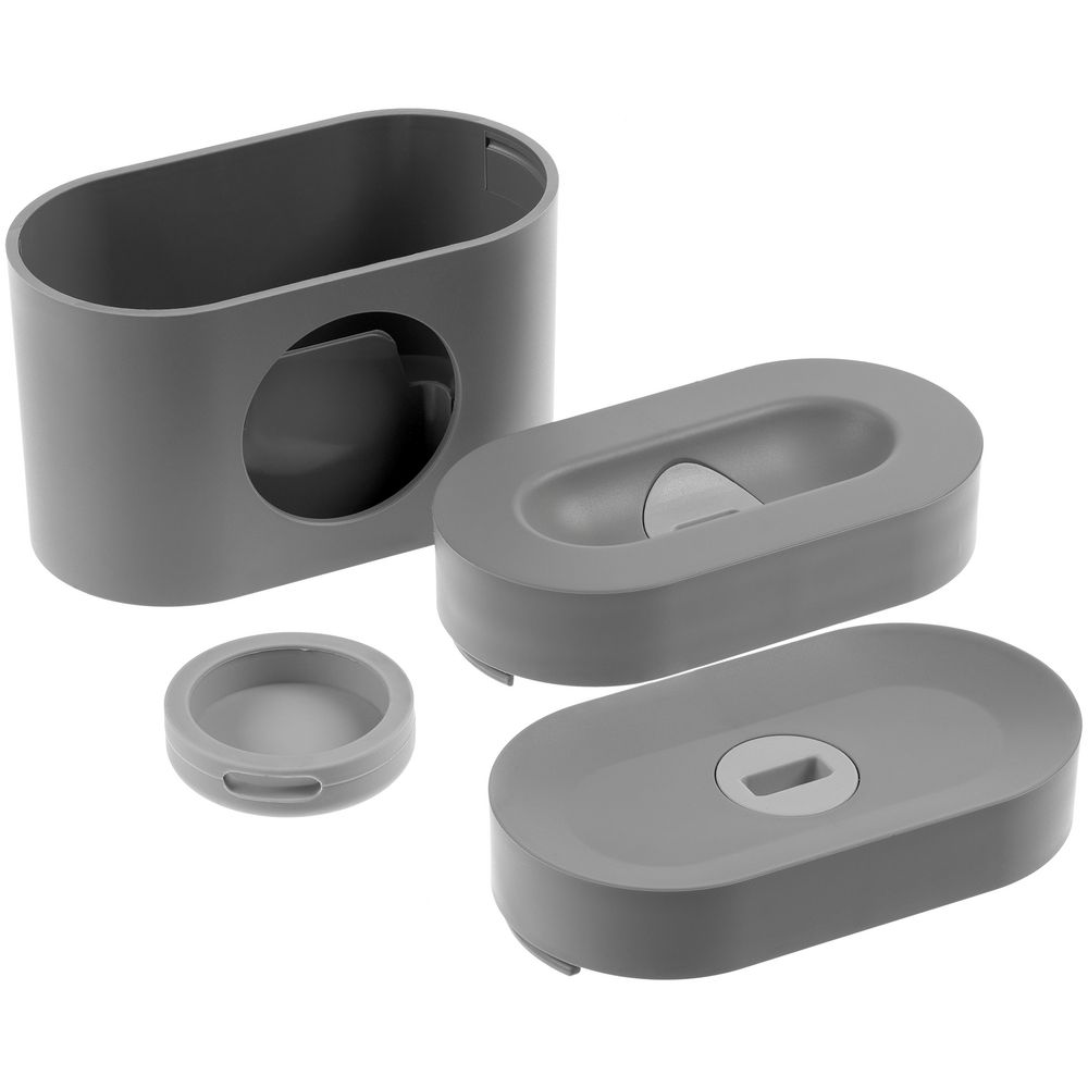 Зарядная станция с часами и подсветкой Large Charge, серая / Миниатюра WWW (1000)