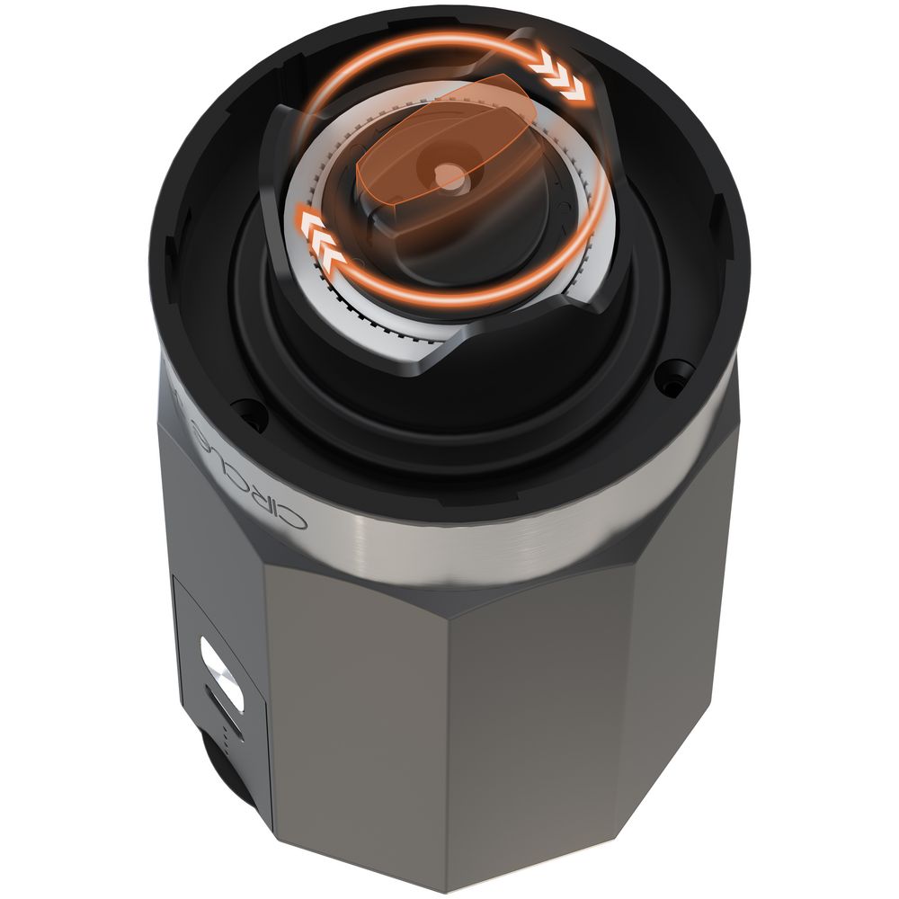 Портативная кофемолка Electric Coffee Grinder, черная с серебристым / Миниатюра WWW (1000)