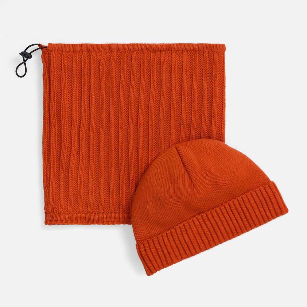 Шапка ComFleece, темно-оранжевая (кирпичная) / Миниатюра WWW (1000)