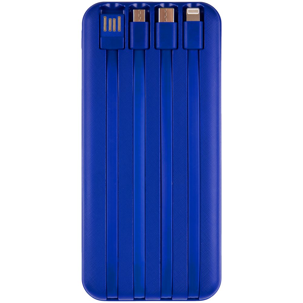 Внешний аккумулятор Omni Qi 10000 мАч, синий / Миниатюра WWW (1000)