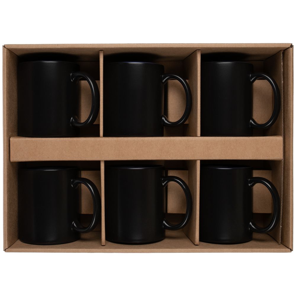 Набор из 6 кружек-хамелеонов On Display, сине-черный / Миниатюра WWW (1000)