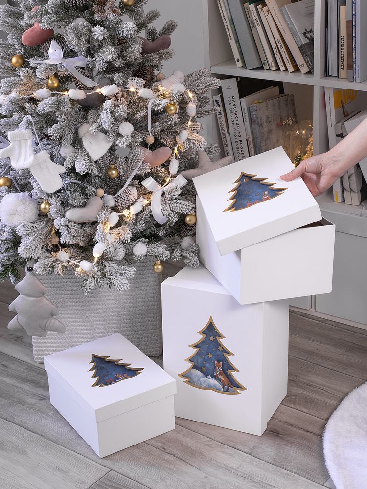 Коробка Christmas Tree, S / Миниатюра WWW (1000)