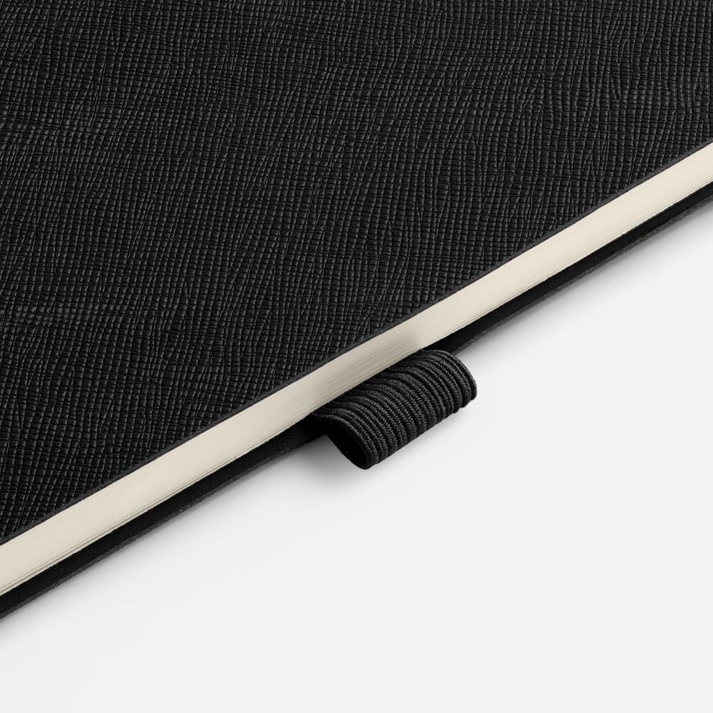 Ежедневник Lungo, недатированный, черный / Миниатюра WWW (1000)