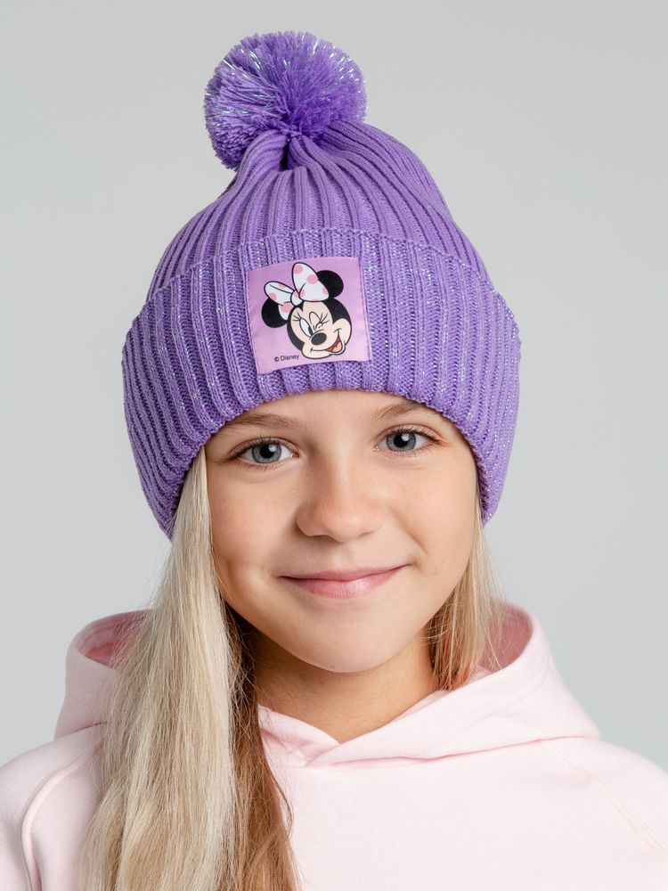 Шапка детская Minnie Mouse, сиреневая / Миниатюра WWW (1000)