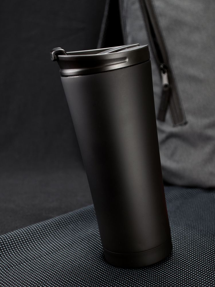 Термостакан Smoothy, черный / Миниатюра WWW (1000)