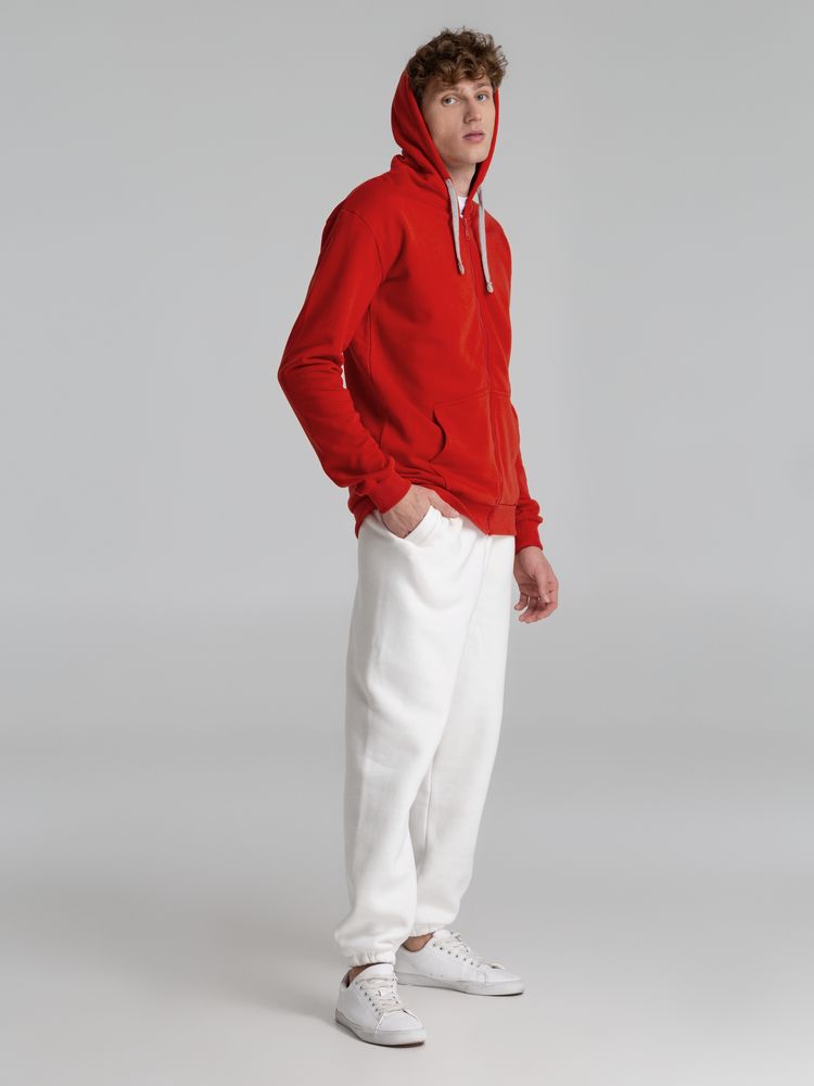 Толстовка на молнии с капюшоном Unit Siverga Heavy, красная / Миниатюра WWW (1000)
