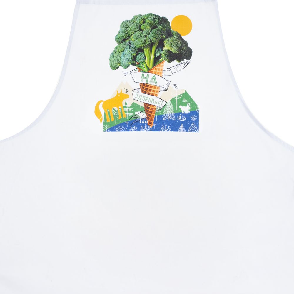 Фартук «На здоровье!», белый / Миниатюра WWW (1000)