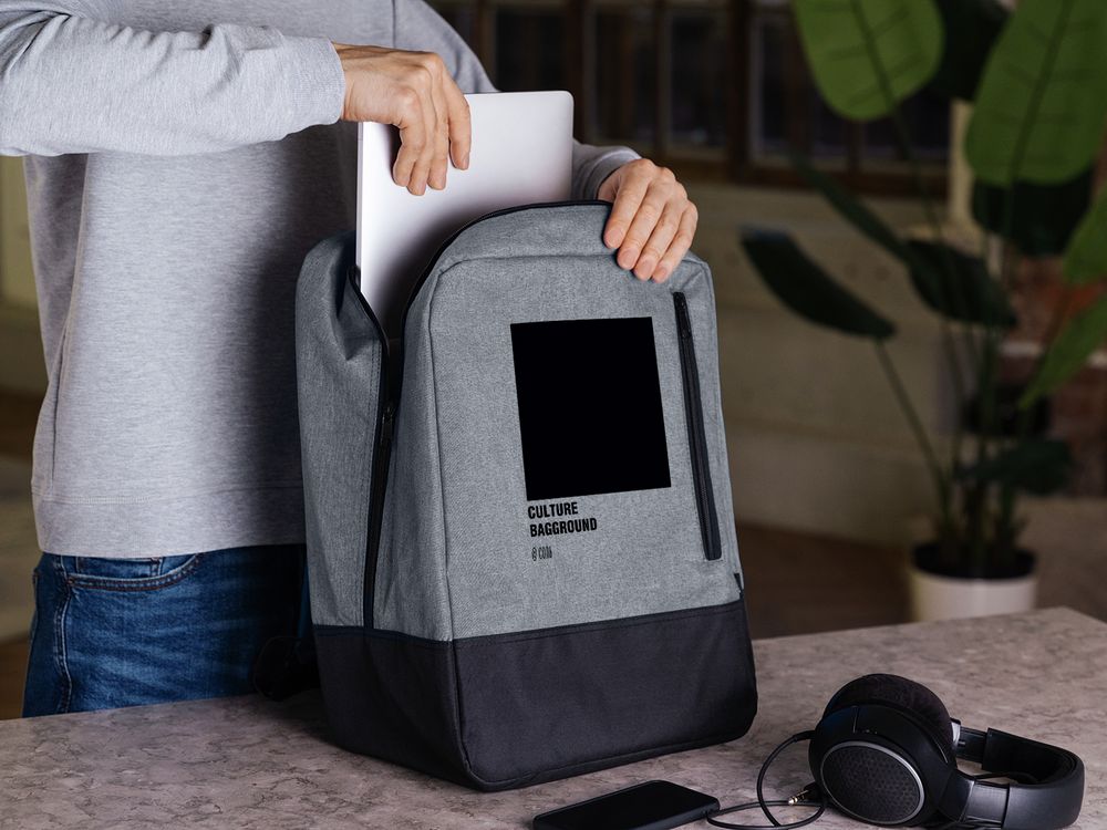 Рюкзак «Culture Bagground. Малевич», серый / Миниатюра WWW (1000)