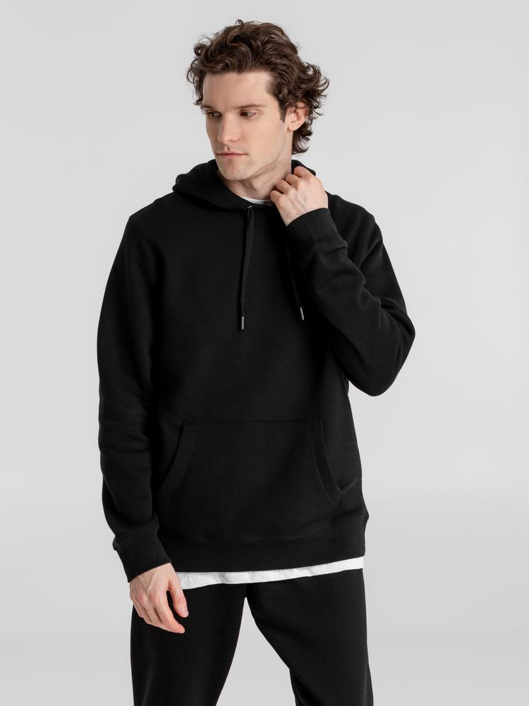 Толстовка с капюшоном унисекс King, черная / Миниатюра WWW (1000)