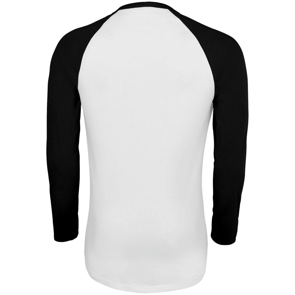 Футболка мужская с длинным рукавом Funky Lsl, белая с черным / Миниатюра WWW (1000)