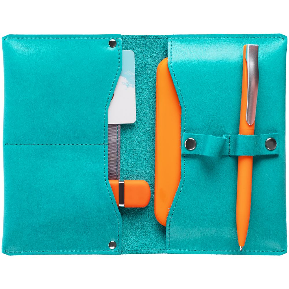 Органайзер для зарядных устройств Apache, бирюзовый / Миниатюра WWW (1000)