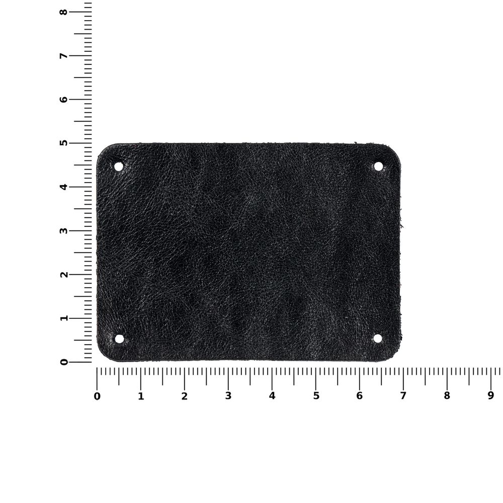 Лейбл кожаный Beta, XL, черный / Миниатюра WWW (1000)