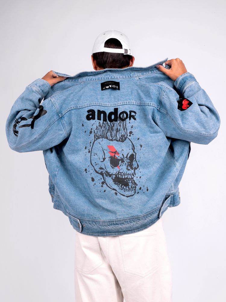 Куртка джинсовая O2, голубая / Миниатюра WWW (1000)