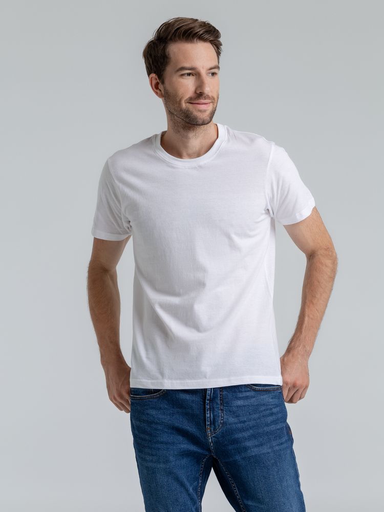Футболка мужская T-bolka 140 Fit, белая / Миниатюра WWW (1000)