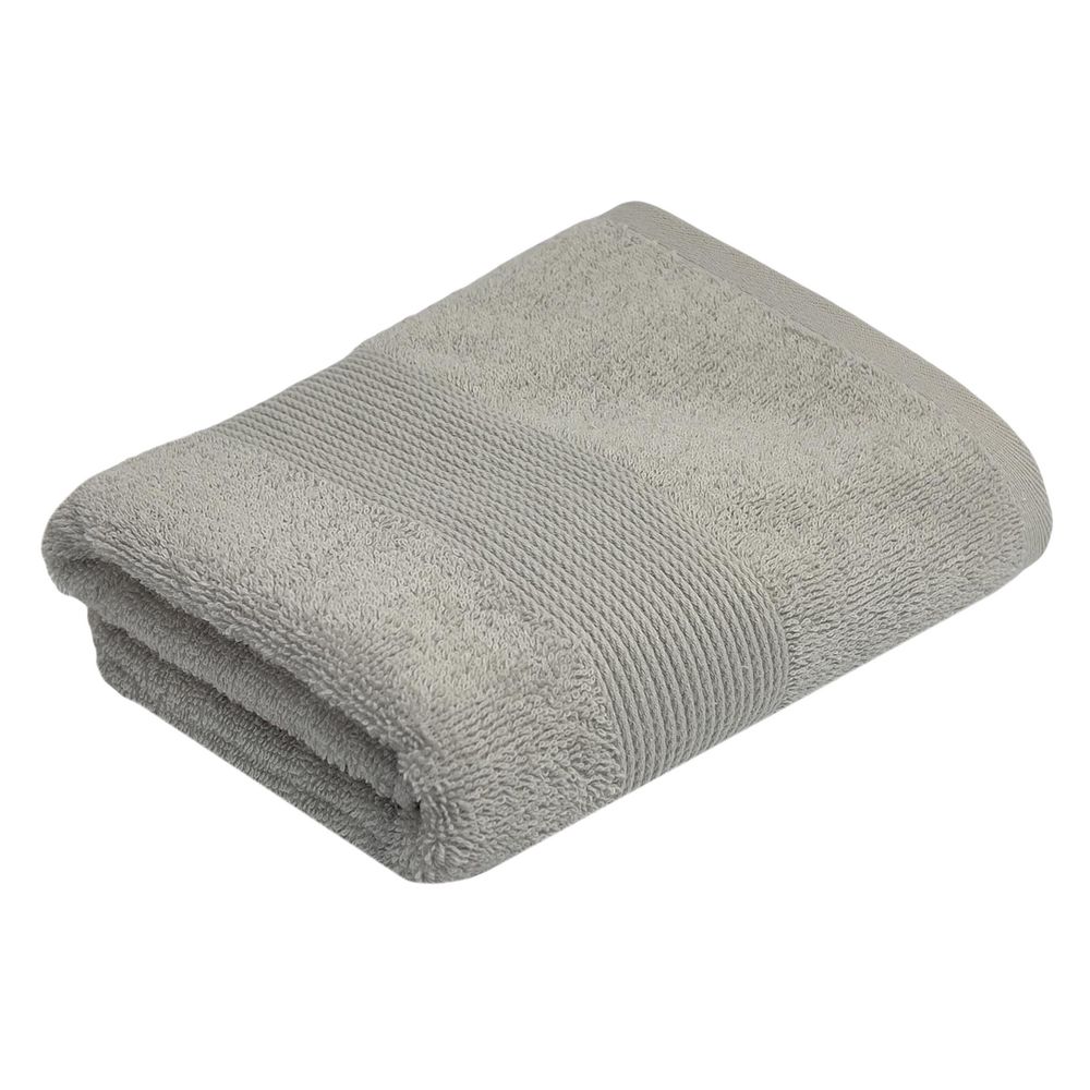 Полотенце махровое «Тиффани», среднее, светло-серое (лунный рок) / Миниатюра WWW (1000)