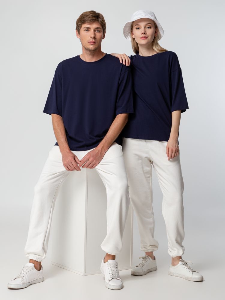 Футболка унисекс оверсайз Street Vibes, темно-синяя / Миниатюра WWW (1000)