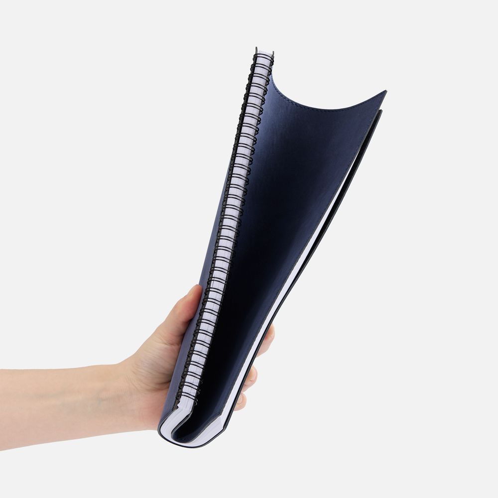 Ежедневник Notera Maxi, недатированный, синий / Миниатюра WWW (1000)