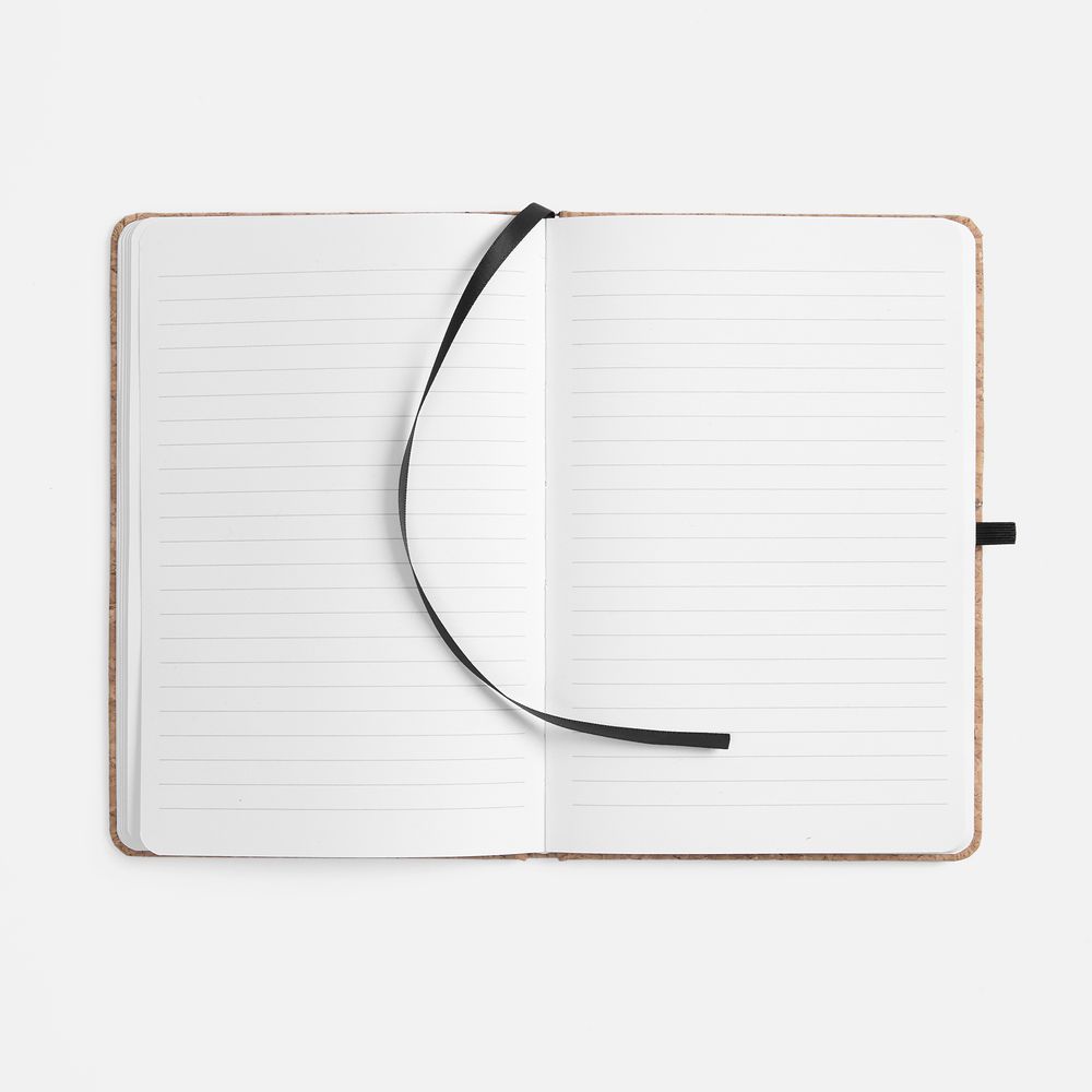 Блокнот Corkfolio, черный / Миниатюра WWW (1000)