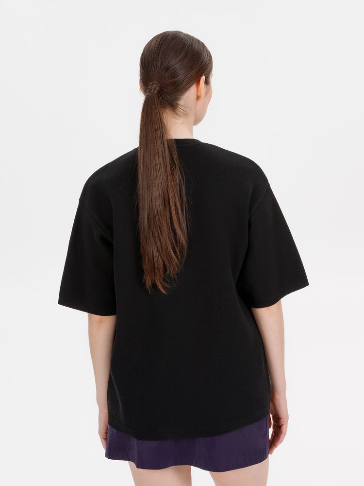 Джемпер с коротким рукавом Siluetti Volumica, черный / Миниатюра WWW (1000)