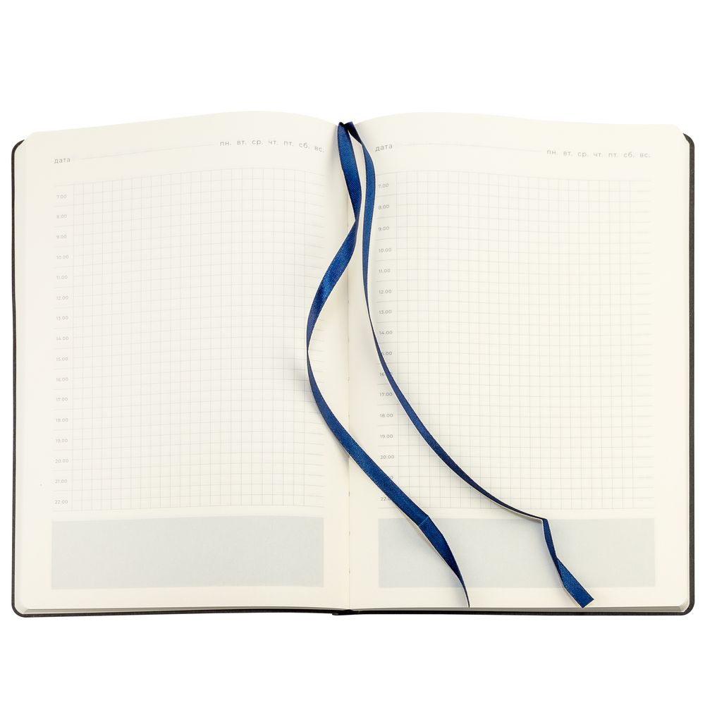 Ежедневник Lable Touch, недатированный, темно-синий / Миниатюра WWW (1000)