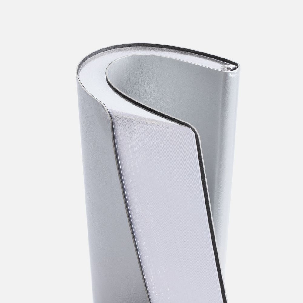 Ежедневник Nebraska Flex, недатированный, серебристый / Миниатюра WWW (1000)