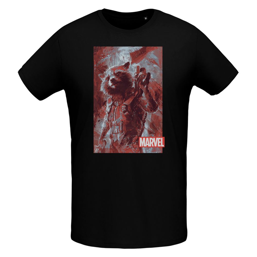 Футболка Rocket Raccoon, черная / Миниатюра WWW (1000)