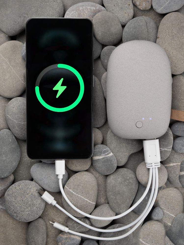 Внешний аккумулятор Pebble 7800 мАч, серый / Миниатюра WWW (1000)