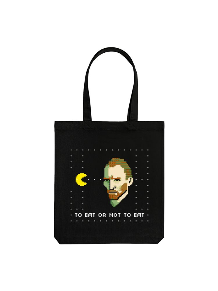 Холщовая сумка «Ван-Пакман», черная / Миниатюра WWW (1000)