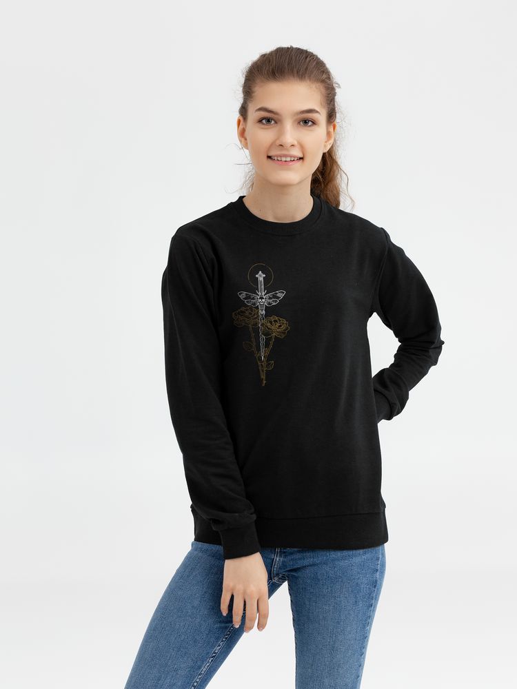 Толстовка «Источник. Кинжал», черная / Миниатюра WWW (1000)