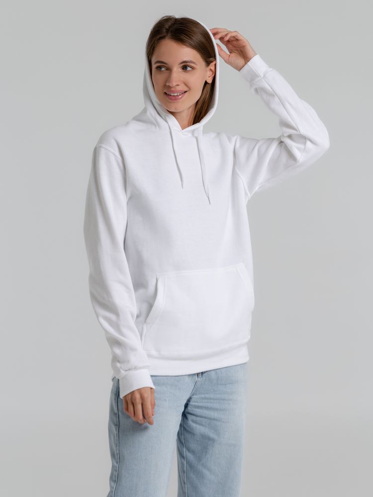 Толстовка с капюшоном Snake II белая / Миниатюра WWW (1000)