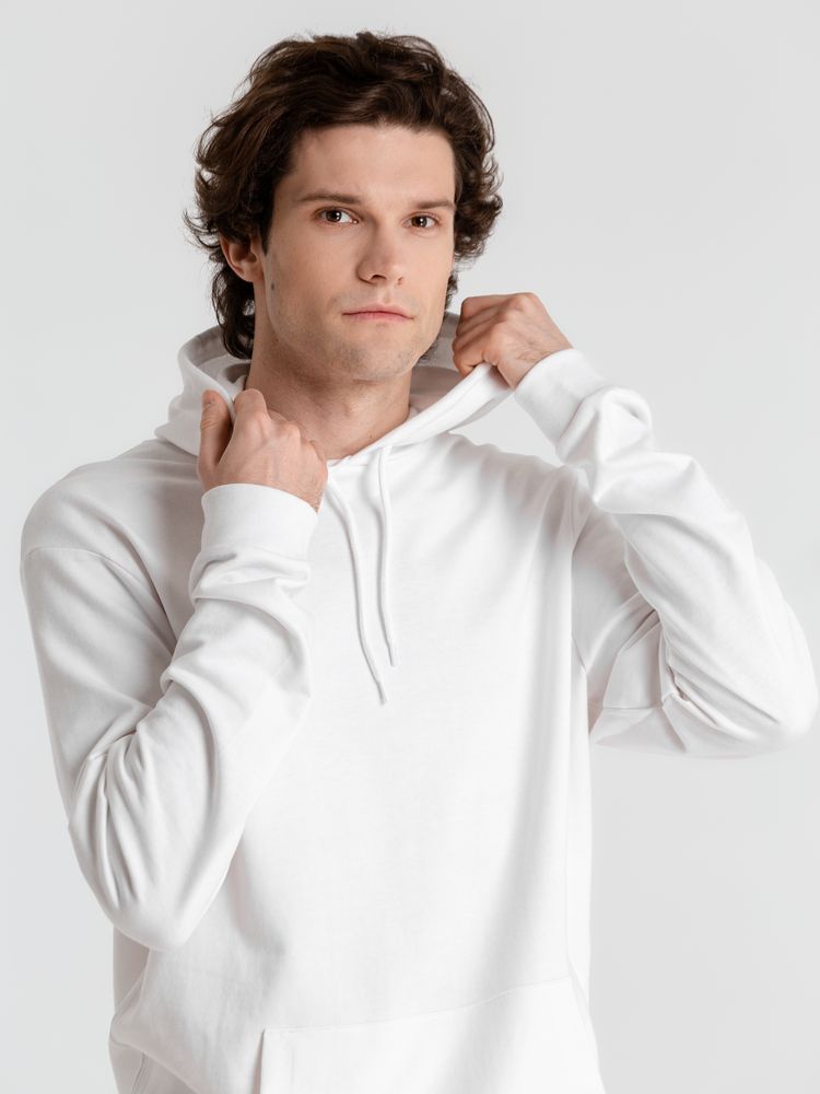 Толстовка с капюшоном унисекс Hoodie, белая / Миниатюра WWW (1000)