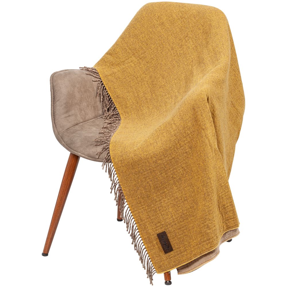 Плед Dioniso, горчичный / Миниатюра WWW (1000)