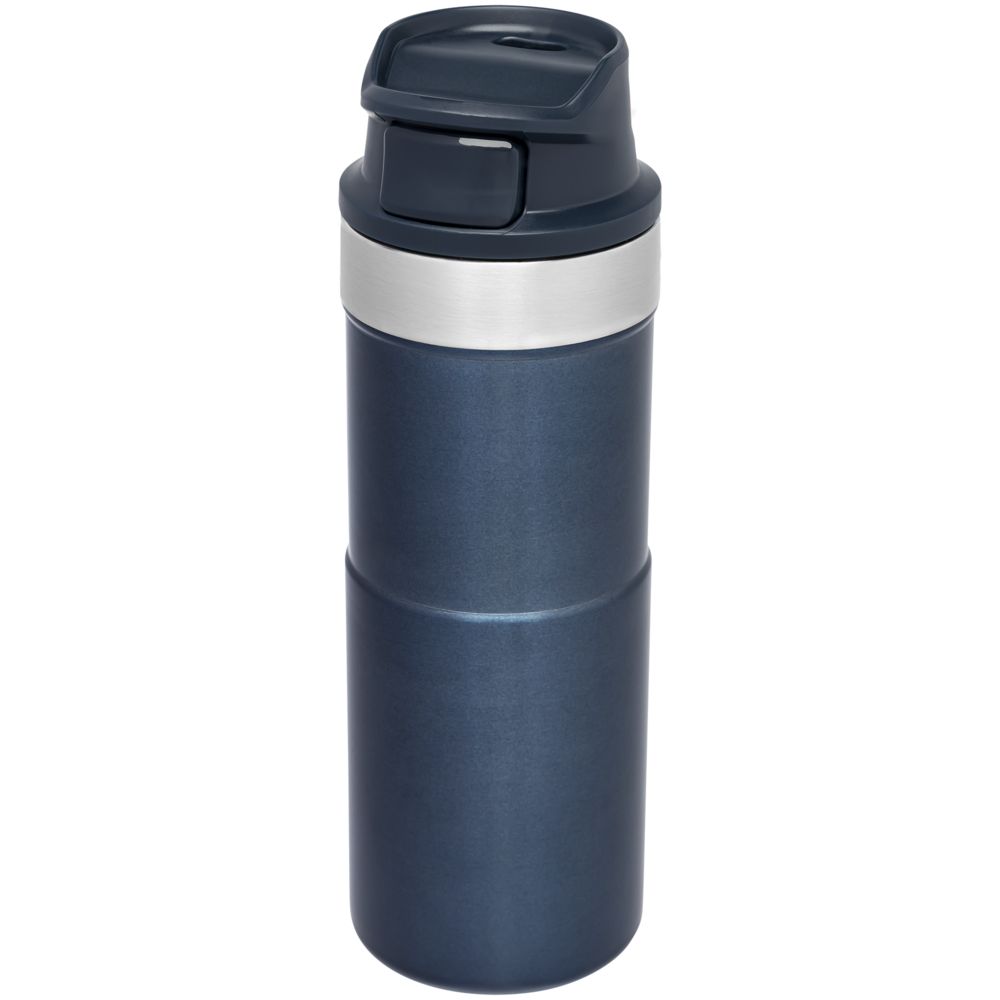 Термокружка Stanley Classic One Hand 2.0, большая, синяя / Миниатюра WWW (1000)