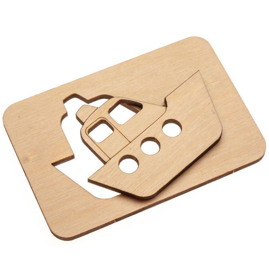 Карточки-раскраски Wood Games, транспорт / Миниатюра WWW (1000)