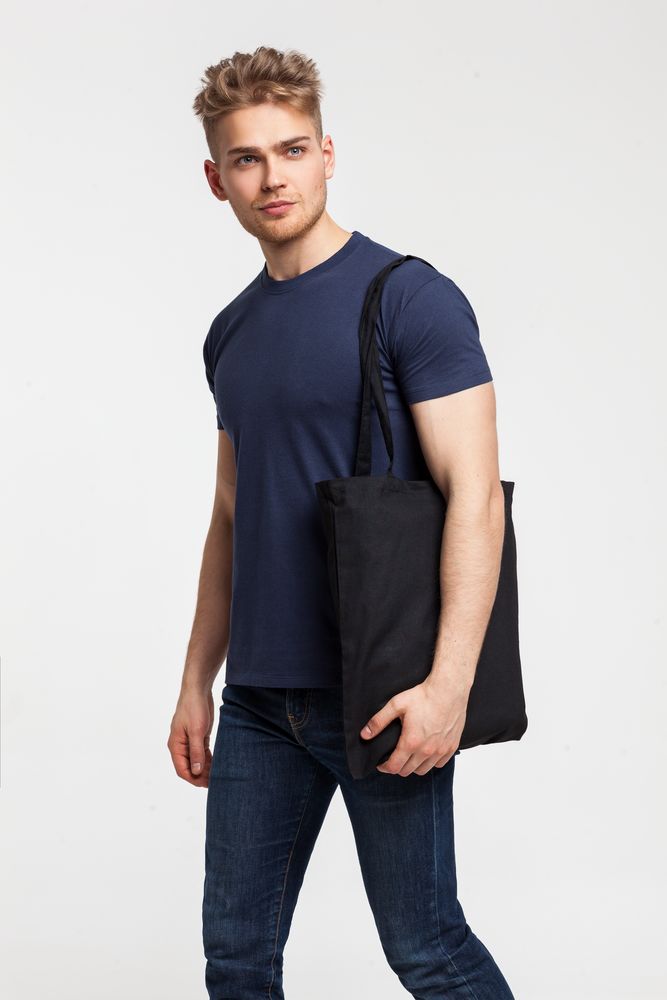 Холщовая сумка Basic 105, черная / Миниатюра WWW (1000)