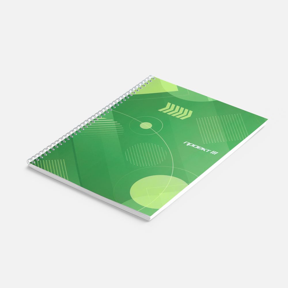 Блокнот на заказ Sketch Print M, без линовки / Миниатюра WWW (1000)