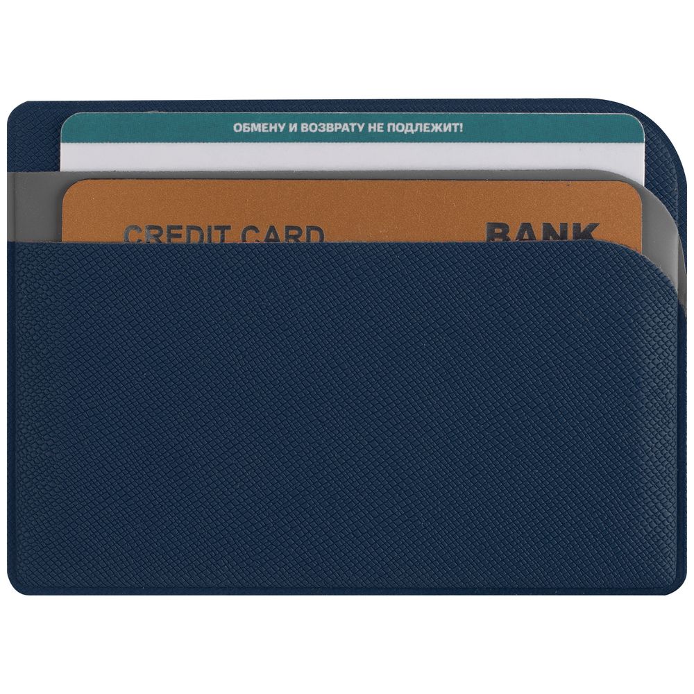 Чехол для карточек Dual, синий / Миниатюра WWW (1000)