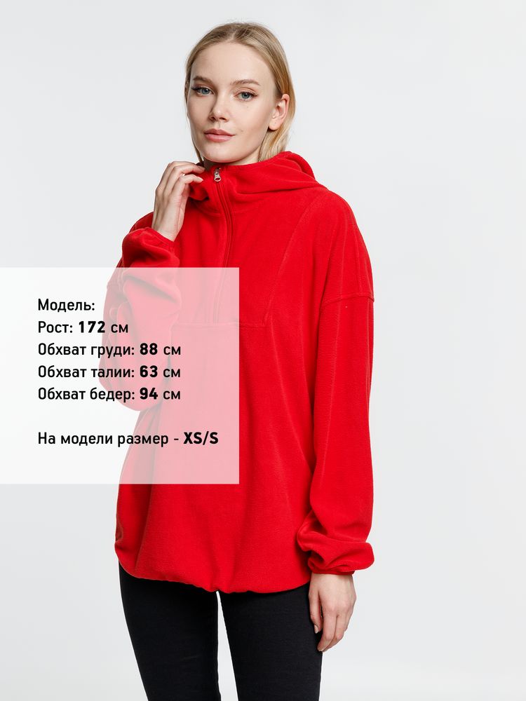 Анорак флисовый унисекс Fliska, красный / Миниатюра WWW (1000)