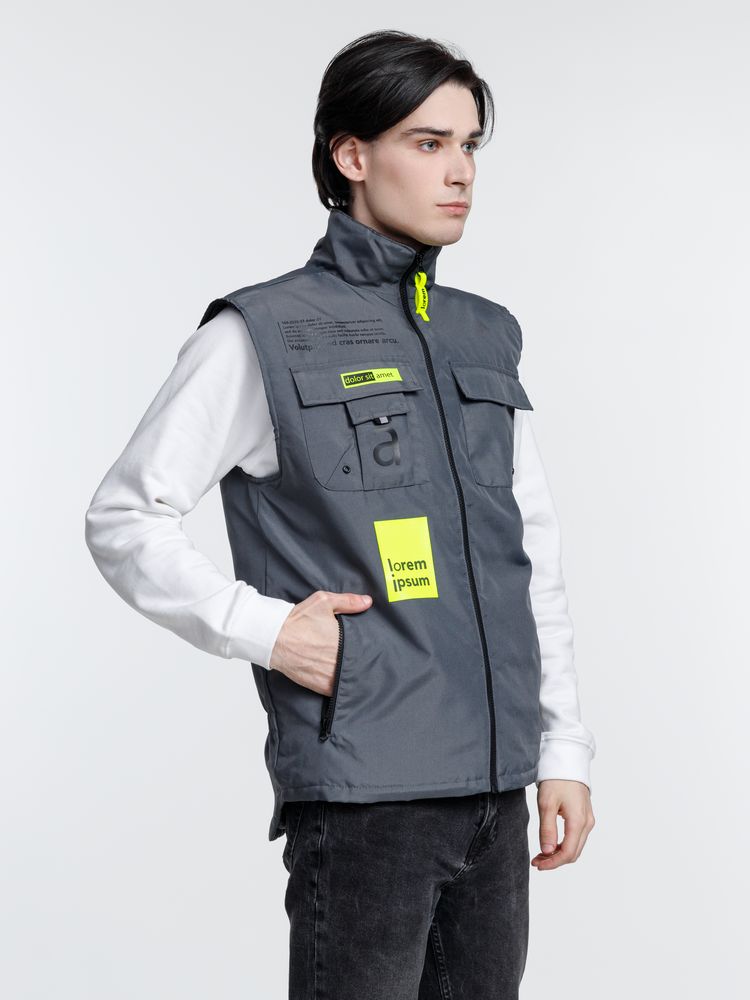 Жилет мужской Stockholm, серый / Миниатюра WWW (1000)